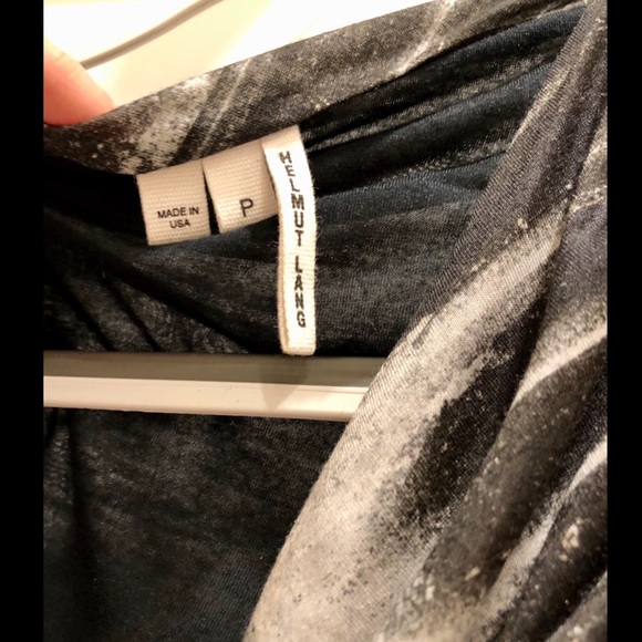 HELMUT LANG ASYMMETRIC JERSEY DRESS • size P - Picture 4 of 4